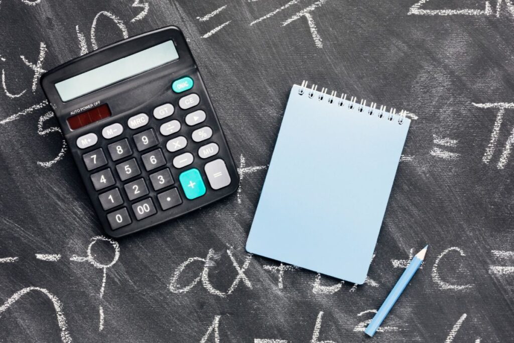 calculator-notebook-chalkboard